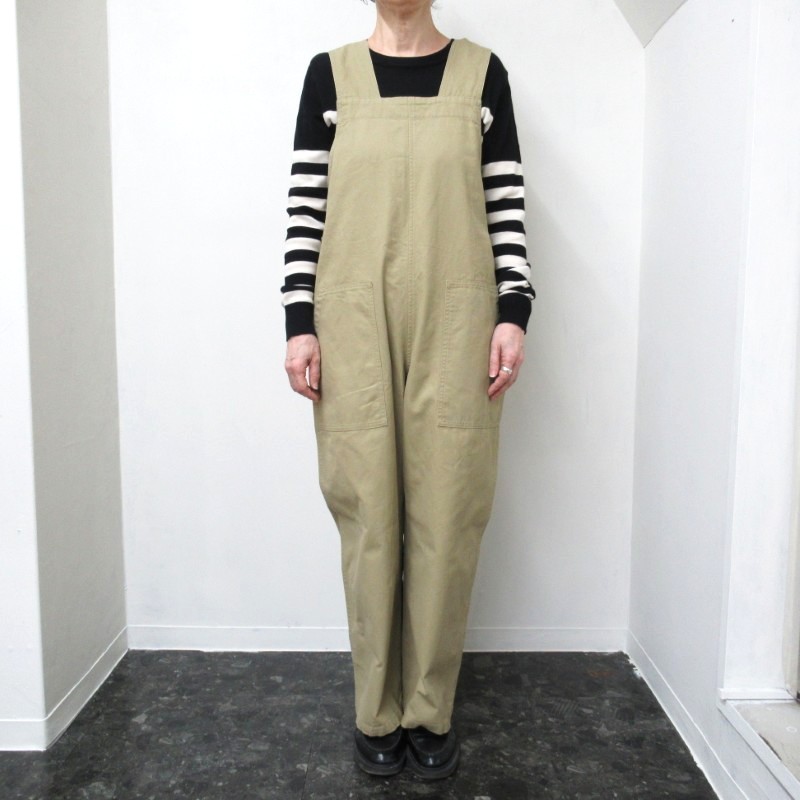 NOUVELLES DU PARADIS  ピーチコットンオックスサロペット /BE10